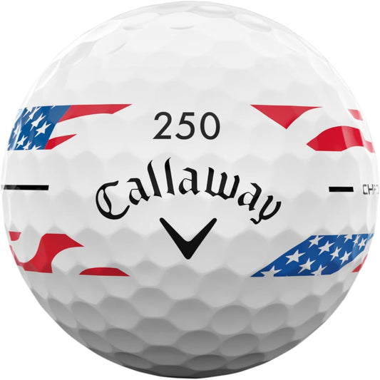 Callaway Golf Chrome Soft 2026 Golf Balls - Usa Stripe