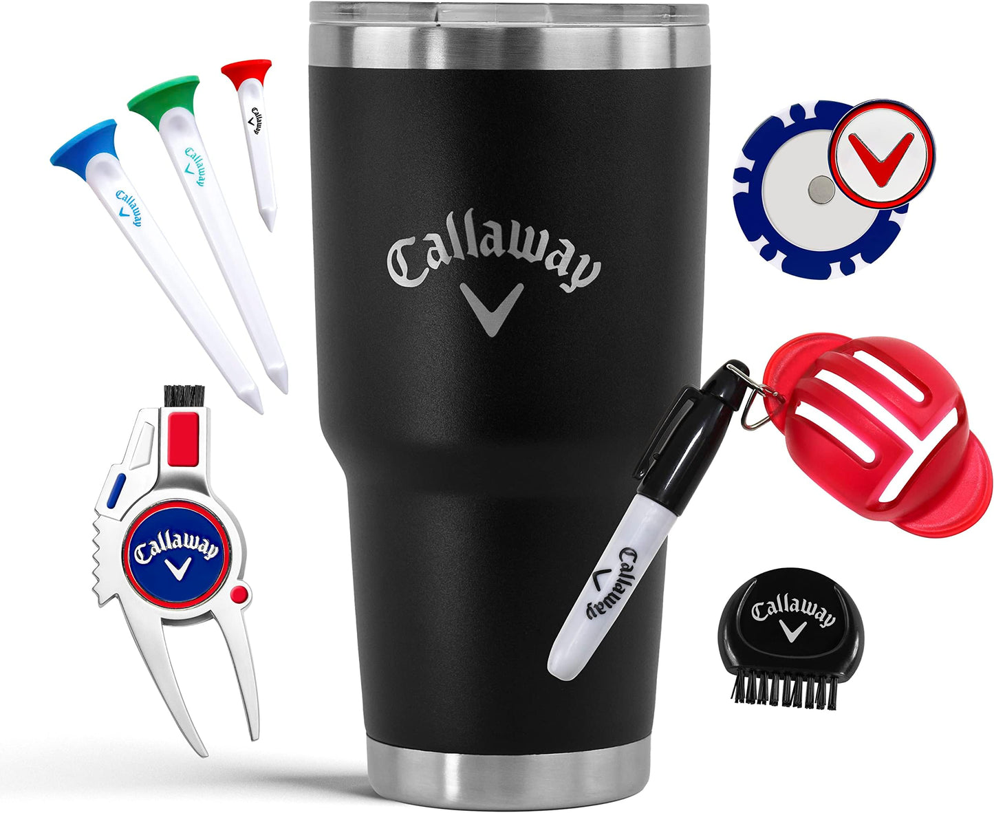 Callaway Tumbler & Golf Accessory Gift Set - 30 Ounces