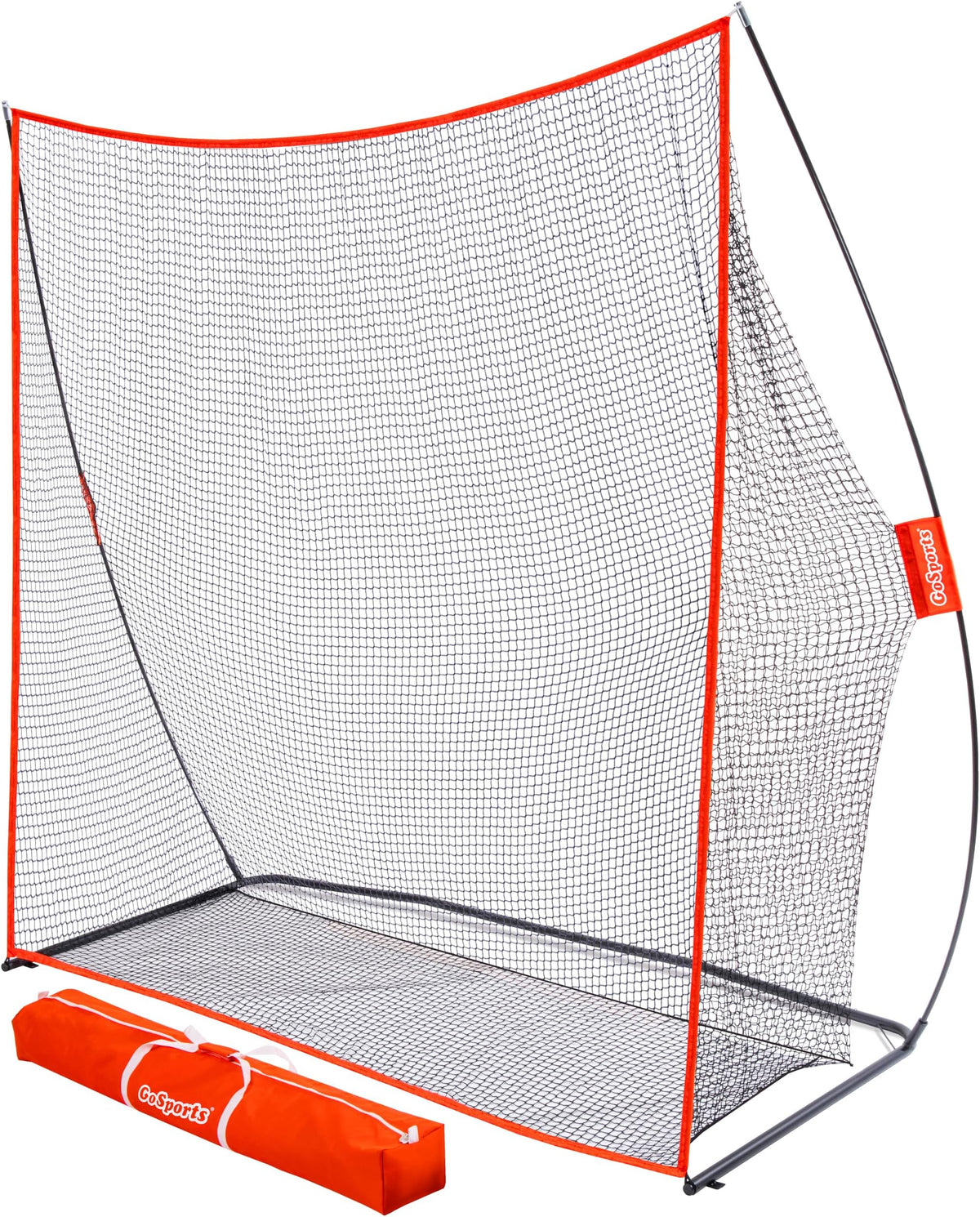 Gosports Golf Practice Hitting Net - Choose Between Huge 10 X 7 Ft Or 7 X 7 Ft Nets - Personal Driving Range For Indoor Or Outdoor Use - Designed By Golfers For Golfers - Standard 7'x7' Golf Net - Red