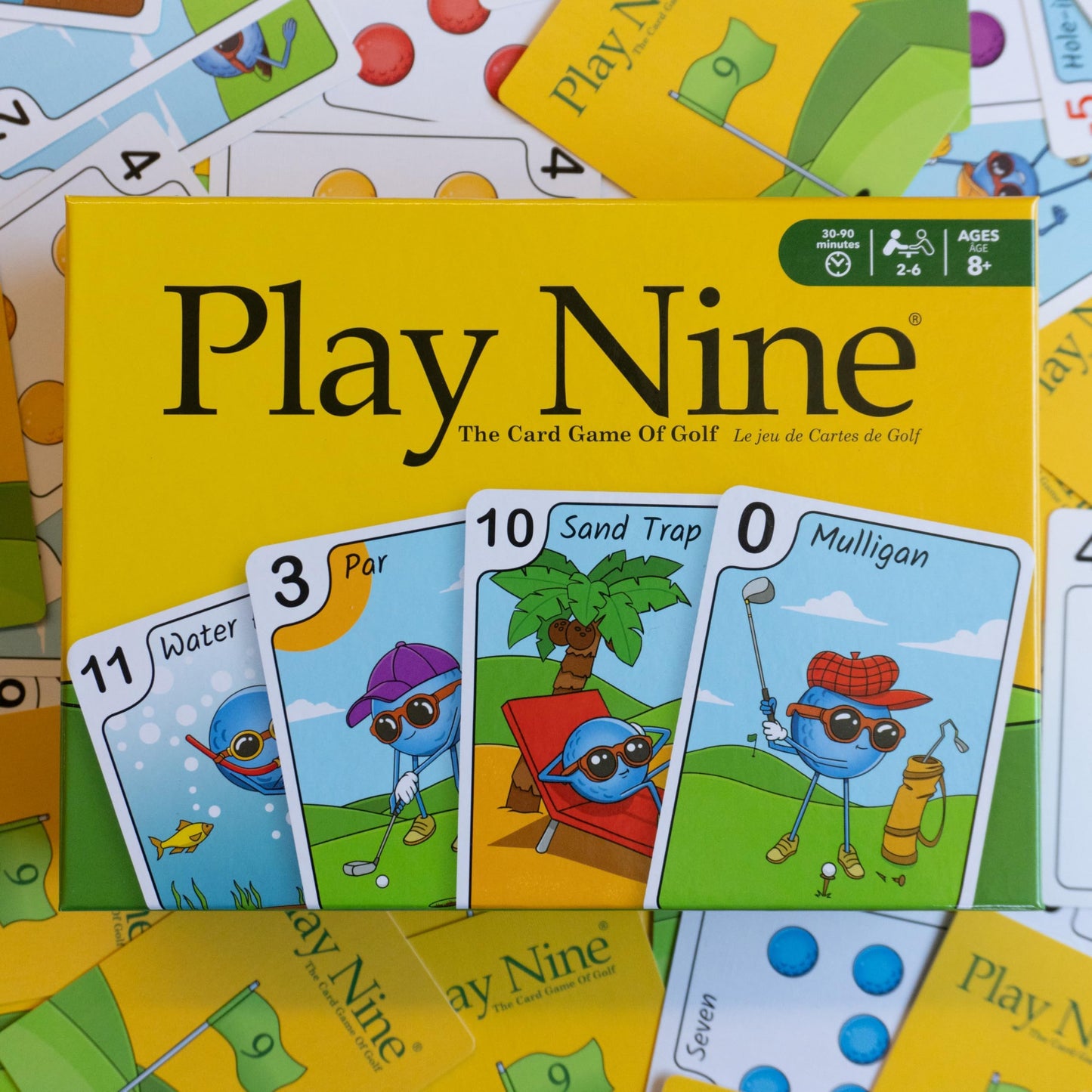 Play Nine The Card Game of Golf, Ages 8 and Up, 2-6 Players
