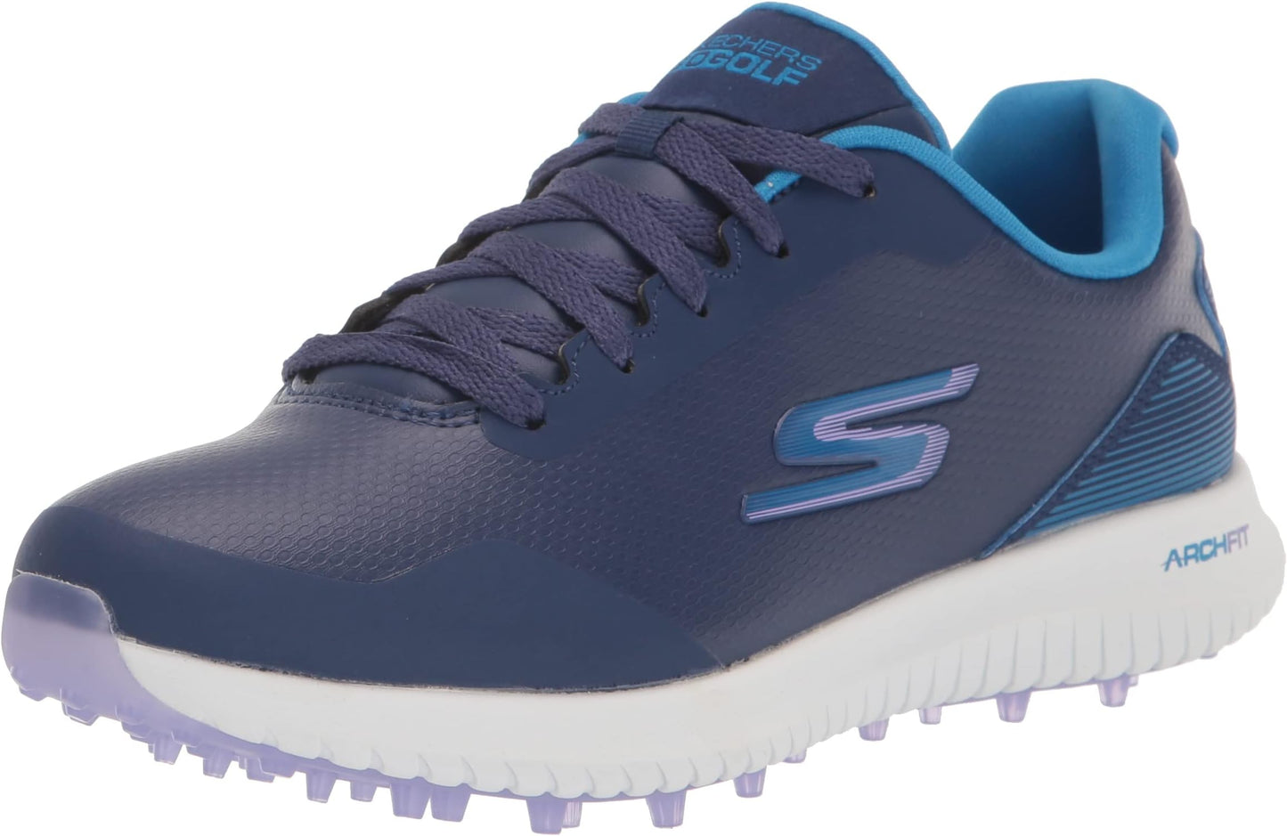 Skechers Golf Women's Go Max Arch Fit Spikeless Golf Shoe Sneaker - Blue/multi Waterproof