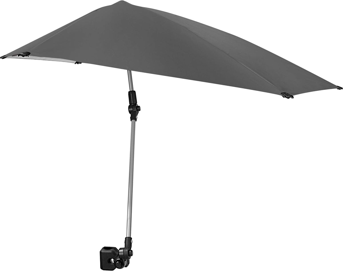 Sport-Brella Versa-Brella Spf 50+ Adjustable Umbrella With Universal Clamp - Gray