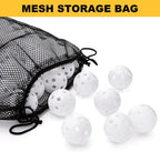 Faswin Plastic Practice Golf Balls, 41mm Hollow Airflow (100 Balls)