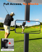 A2c Alloy Magnetic Golf Cart Phone Holder For Magsafe Iphone, Unique Fathers Day Golf Gifts For Men Dad Him Husband Ladies Her Golfers, Golf Accessories Essentials Gadgets Fits Ezgo, Club Car, Yamaha - Iron Gray