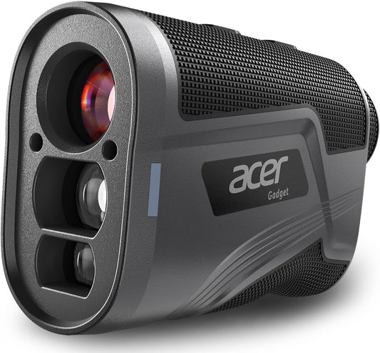 Acer Gadget Golf Rangefinder With Slope - 800/1200yards Range Finder For Hunting, 6x Magnification With Flag Pole Locking Vibration, Rechargeable Battery With Magnet Stripe, Golf Accessories For Men - A-800yards-Black