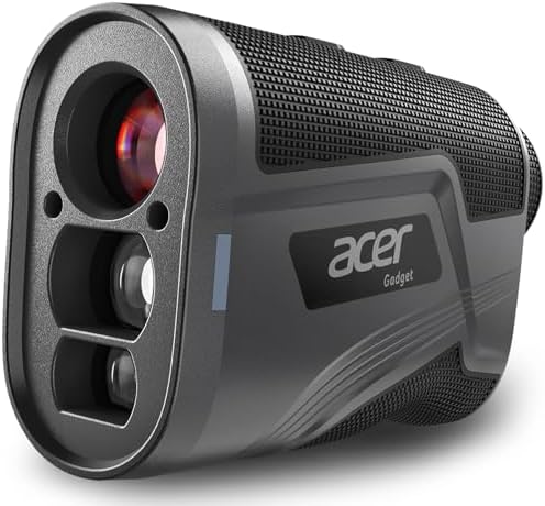 Acer Gadget Golf Rangefinder With Slope - 800/1200yards Range Finder For Hunting, 6x Magnification With Flag Pole Locking Vibration, Rechargeable Battery With Magnet Stripe, Golf Accessories For Men - A-800yards-Black