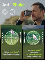 Acer Gadget Golf Rangefinder With Slope - 800/1200yards Range Finder For Hunting, 6x Magnification With Flag Pole Locking Vibration, Rechargeable Battery With Magnet Stripe, Golf Accessories For Men - A-800yards-Black