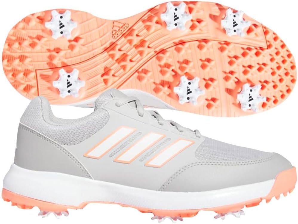 Adidas Women's Tech Response 3.0 Golf Shoes Shoes - Grey Two/footwear White/coral Fusion