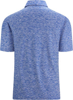 Alex Vando Mens Golf Shirt Moisture Wicking Quick-Dry Short Sleeve Polo | Upf40,soft & Stretch,sweat Resistant,multi-Scene Sports & Office Apparel - Blue