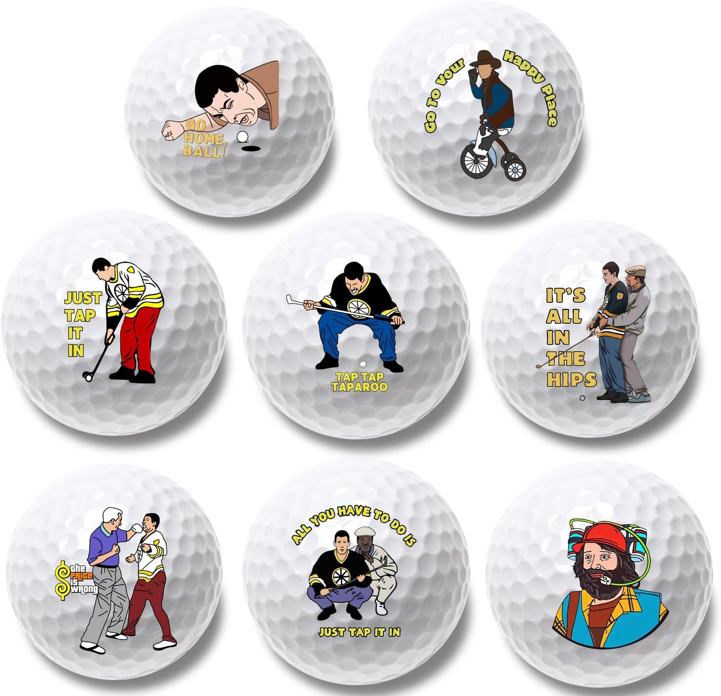 Artpreti Funny Golf Balls For Birthday, Novelty Golfer Gift For Dad Coworkers Golfers Golf Lovers - 4