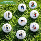 Artpreti Funny Golf Balls For Birthday, Novelty Golfer Gift For Dad Coworkers Golfers Golf Lovers - 8