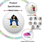 Artpreti Funny Golf Balls For Birthday, Novelty Golfer Gift For Dad Coworkers Golfers Golf Lovers - 8