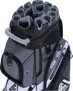 Ask Echo T-Lock Golf Cart Bag, Quiet 14-Way Full-Length Divider | Keeps Every Club Protected, Organized And Easy To Access.smart Pocket Layout Keeps Every Essential Within Easy Reach - Grey