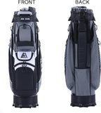Ask Echo T-Lock Golf Cart Bag, Quiet 14-Way Full-Length Divider | Keeps Every Club Protected, Organized And Easy To Access.smart Pocket Layout Keeps Every Essential Within Easy Reach - Grey