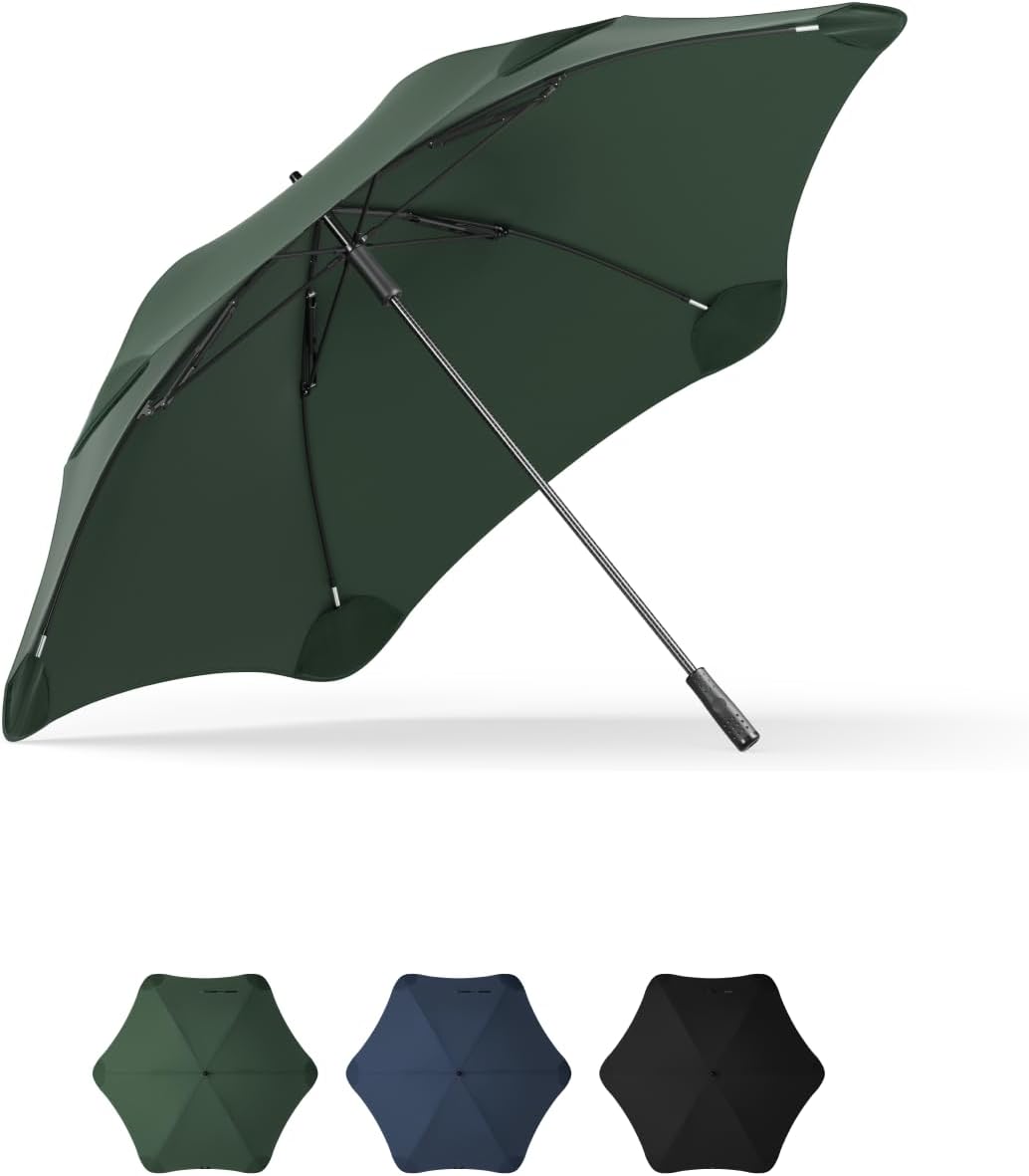 Blunt Sport Windproof Golf Umbrella – 58" Large Sports Umbrella For Wind And Rain, Durable Design For Sporting Events, Heavy Duty, Uv Protection - Forest Green - Forest Green