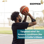 Bodyprox Elbow Brace for Tennis & Golfer's Elbow Pain Relief (2 Pack)