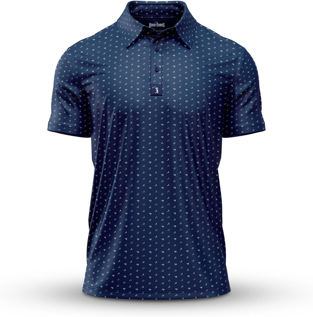 Bogey Bros Golf Polo Shirt For Men – 4 Way Stretch Short Sleeve, Upf 50, Moisture Wicking Athletic Fit - +1, Big Numbers