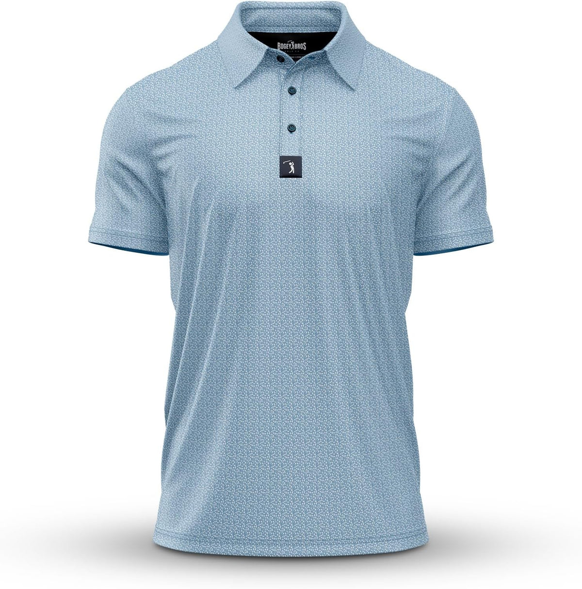 Bogey Bros Golf Polo Shirt For Men – 4 Way Stretch Short Sleeve, Upf 50, Moisture Wicking Athletic Fit - Swimmers