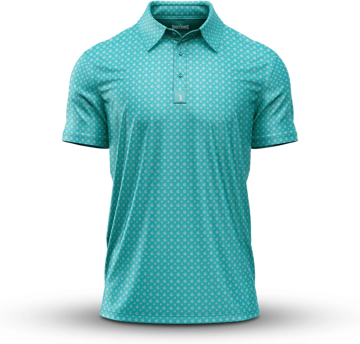 Bogey Bros Golf Polo Shirt For Men – 4 Way Stretch Short Sleeve, Upf 50, Moisture Wicking Athletic Fit - Birdie Finger