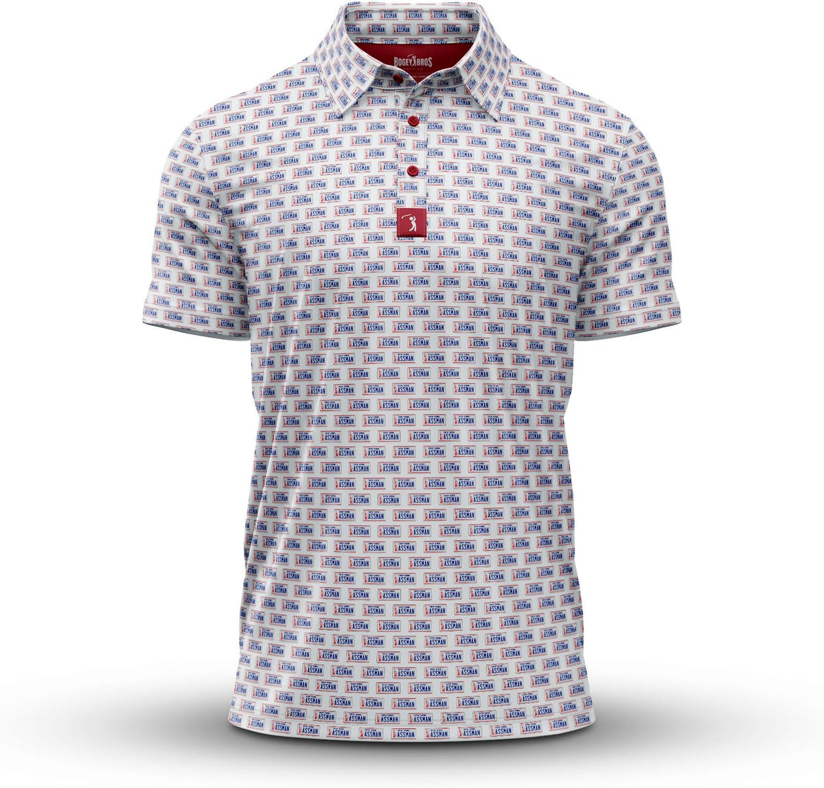 Bogey Bros Golf Polo Shirt For Men – 4 Way Stretch Short Sleeve, Upf 50, Moisture Wicking Athletic Fit - Assman