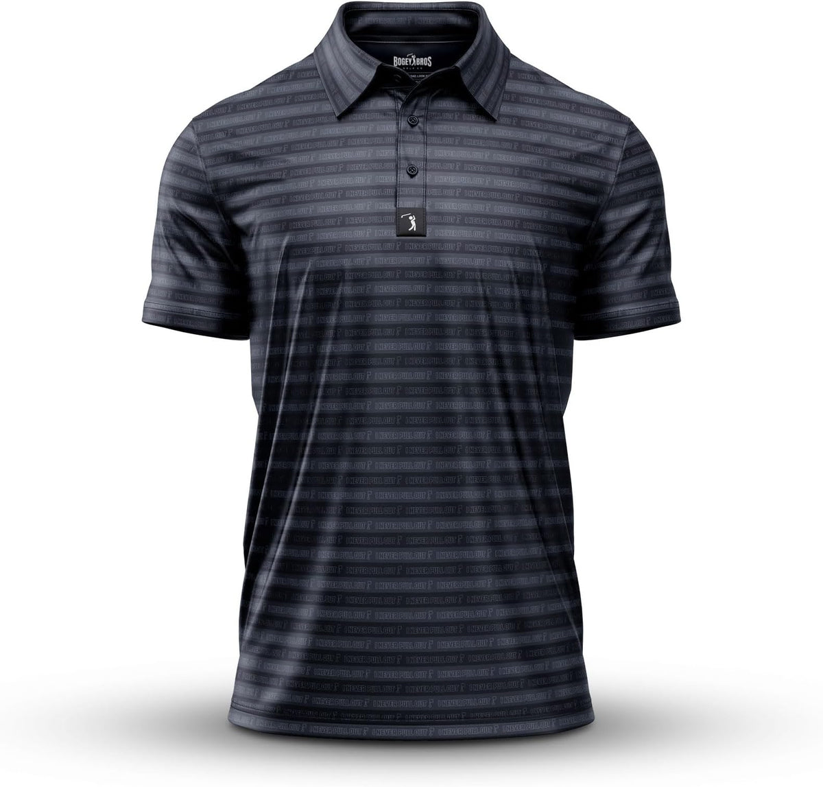 Bogey Bros Golf Polo Shirt For Men – 4 Way Stretch Short Sleeve, Upf 50, Moisture Wicking Athletic Fit - I Never Pull Out