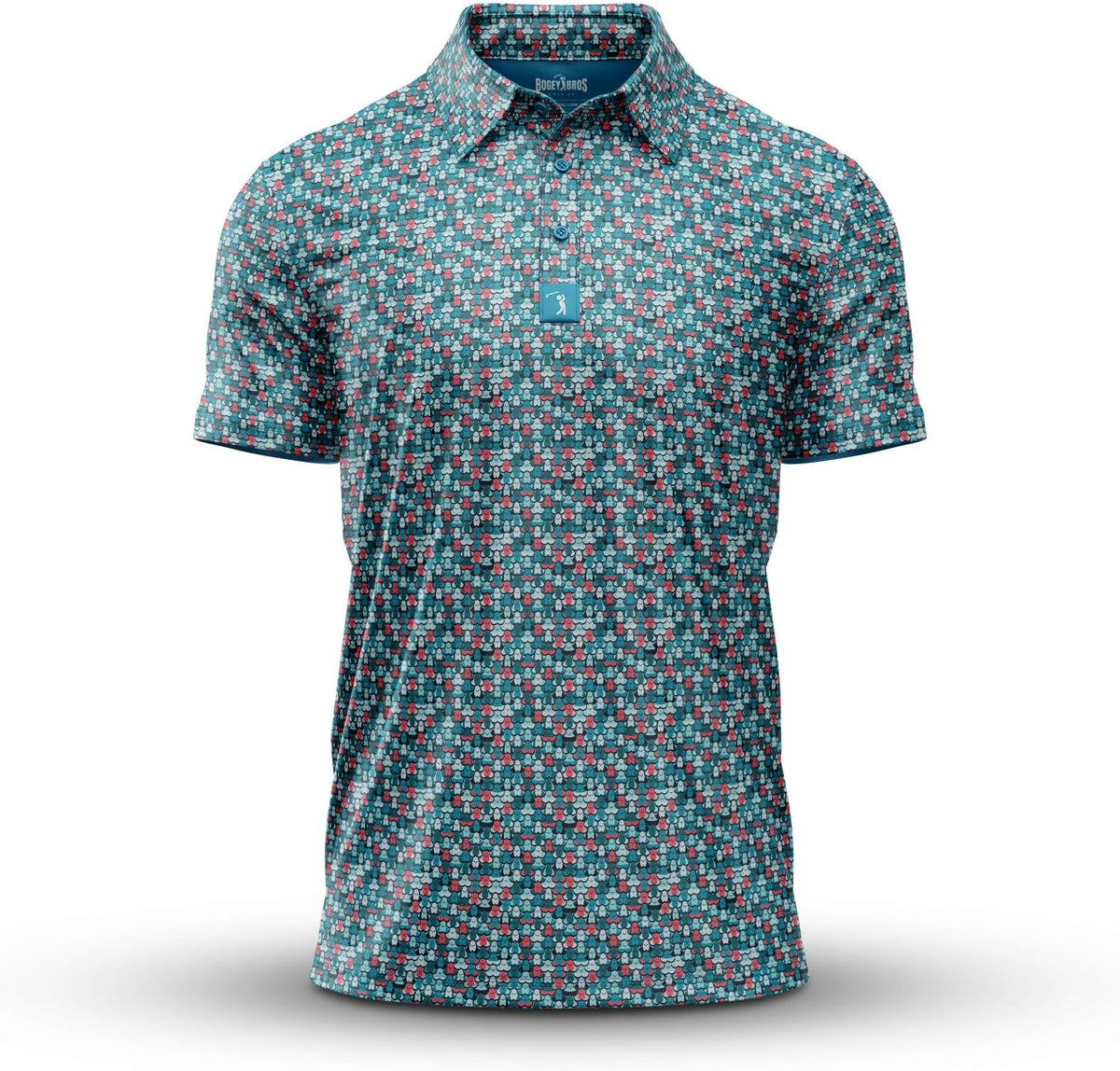 Bogey Bros Golf Polo Shirt For Men – 4 Way Stretch Short Sleeve, Upf 50, Moisture Wicking Athletic Fit - The 305