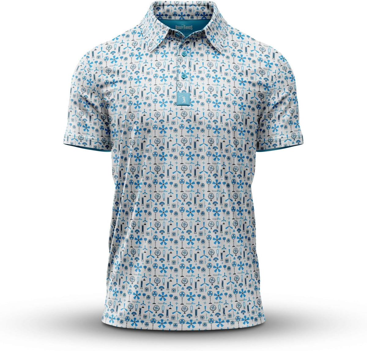 Bogey Bros Golf Polo Shirt For Men – 4 Way Stretch Short Sleeve, Upf 50, Moisture Wicking Athletic Fit - Exclusively Fans