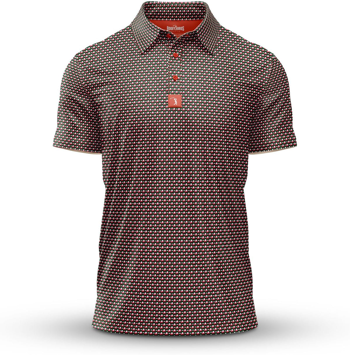 Bogey Bros Golf Polo Shirt For Men – 4 Way Stretch Short Sleeve, Upf 50, Moisture Wicking Athletic Fit - Wantermelons