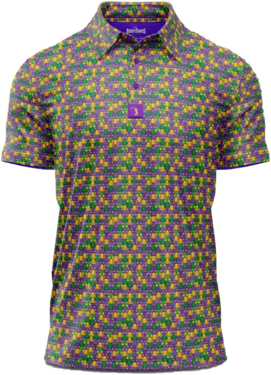 Bogey Bros Golf Polo Shirt For Men – 4 Way Stretch Short Sleeve, Upf 50, Moisture Wicking Athletic Fit - Phat Tuesday