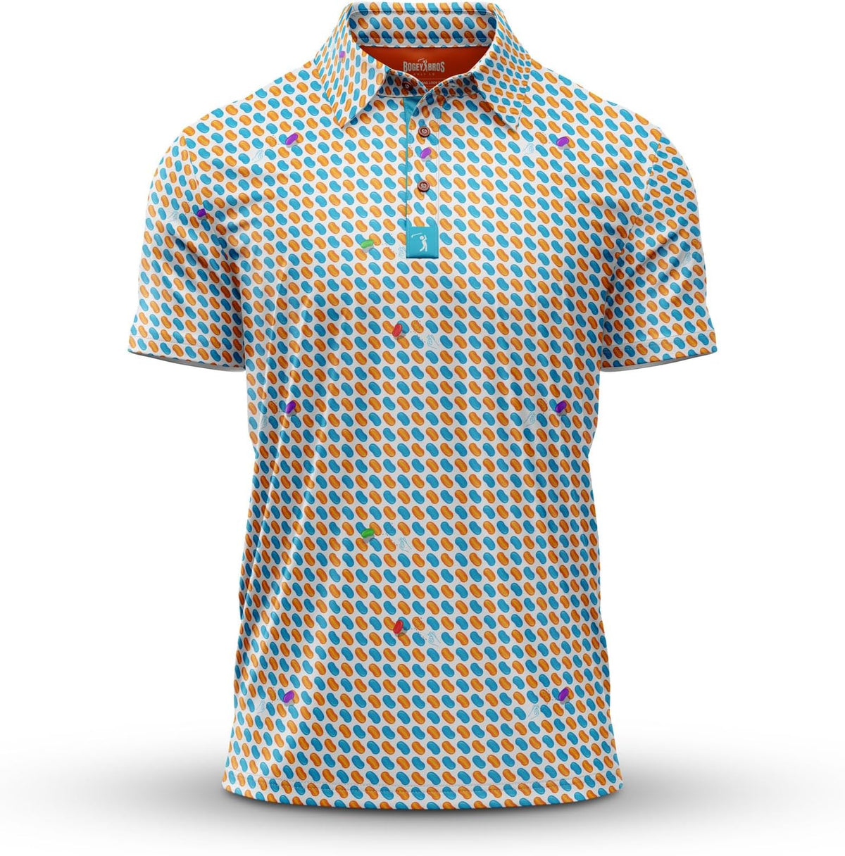 Bogey Bros Golf Polo Shirt For Men – 4 Way Stretch Short Sleeve, Upf 50, Moisture Wicking Athletic Fit - Flickin' Beans