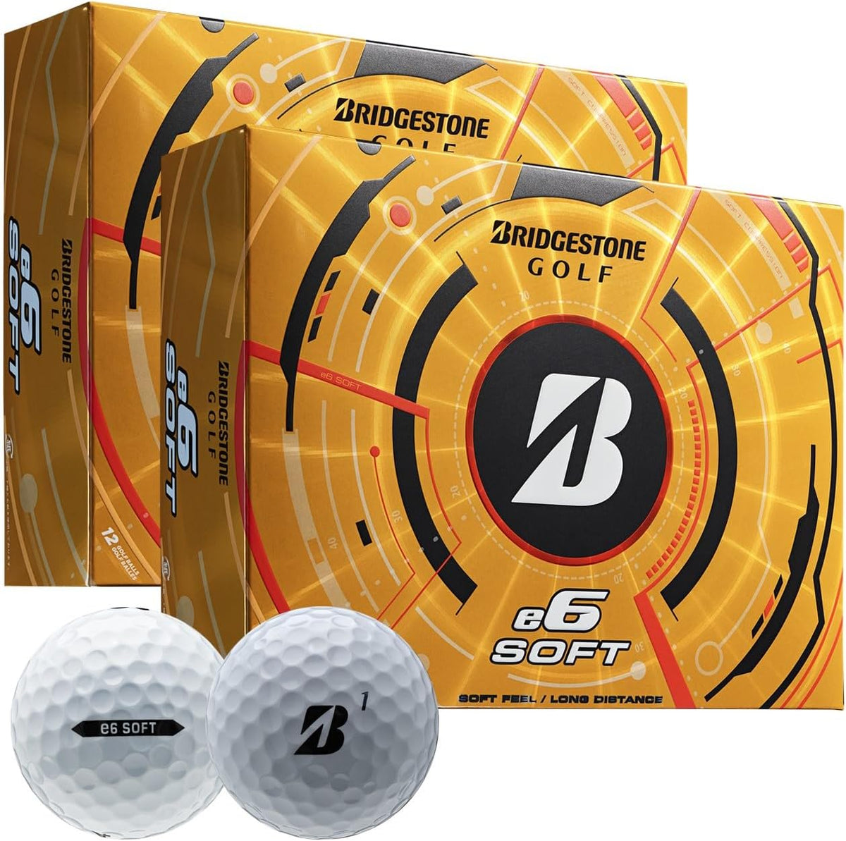 Bridgestone E6 Golf Balls - White