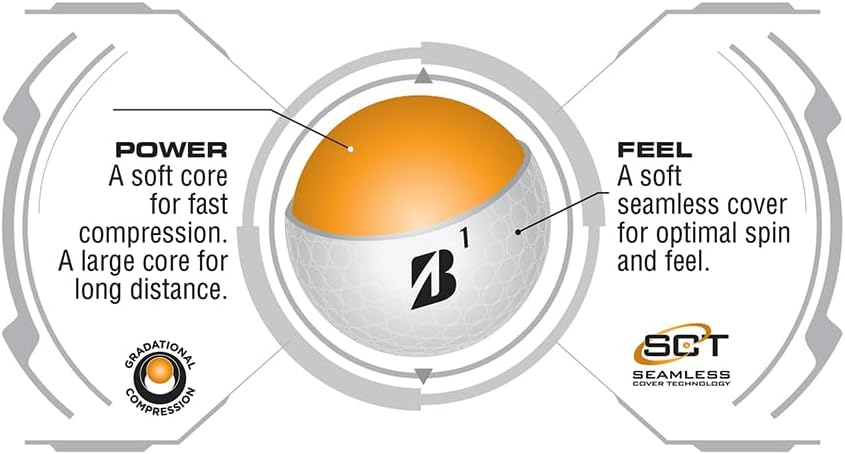 Bridgestone E6 Golf Balls - White