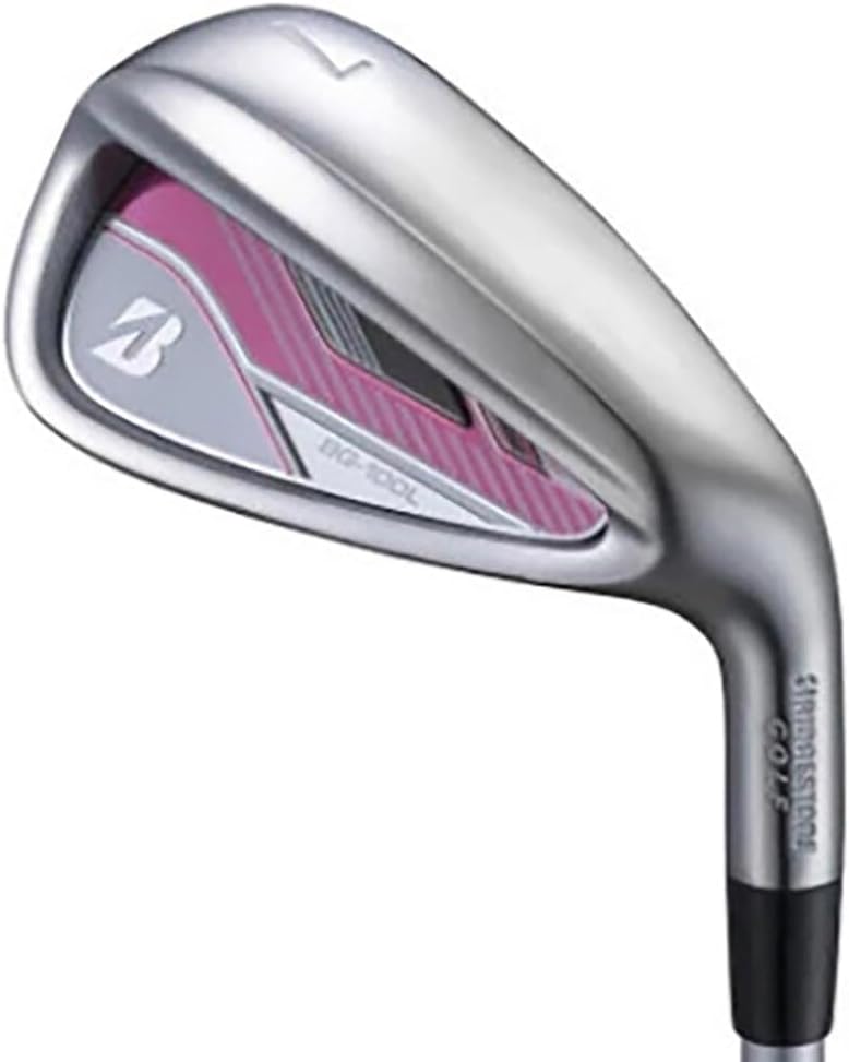 Bridgestone Golf Bg-100l Golf Club Set, Women's Clubs With Caddy Bag, Set Of 8 Clubs - Pink