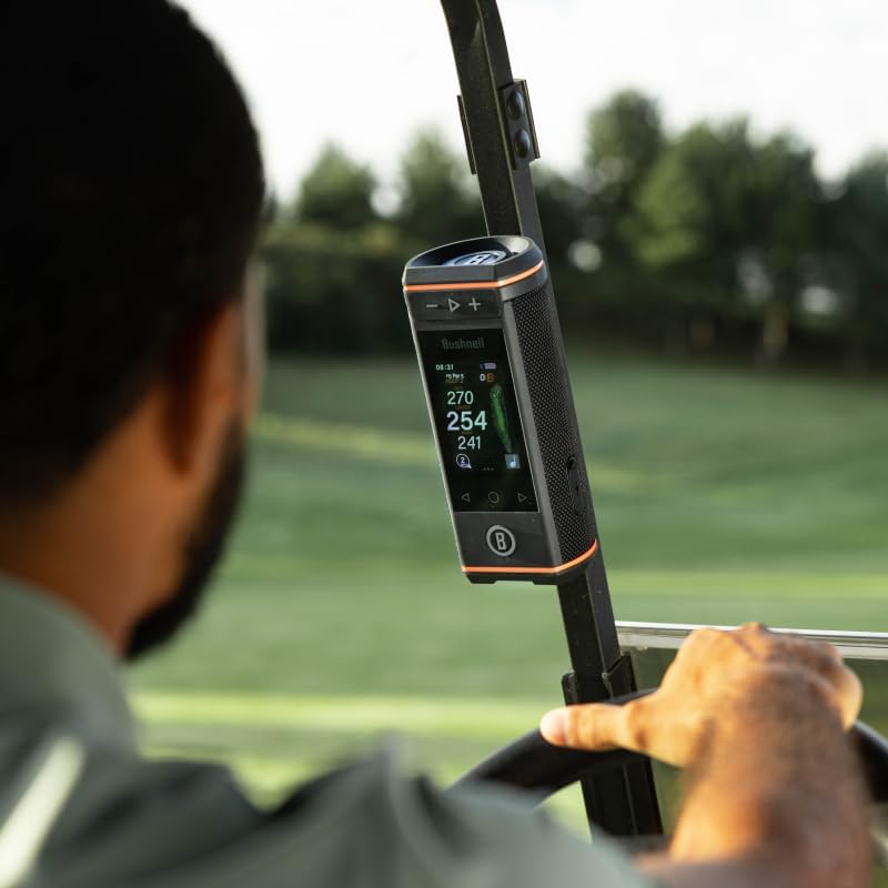Bushnell Wingman HD GPS Speaker with Color Touchscreen and Magnetic Cart Mount