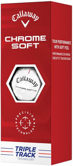 Callaway Golf 2022 Chrome Soft Golf Balls (true Track (red/blue) - Triple Track (white)