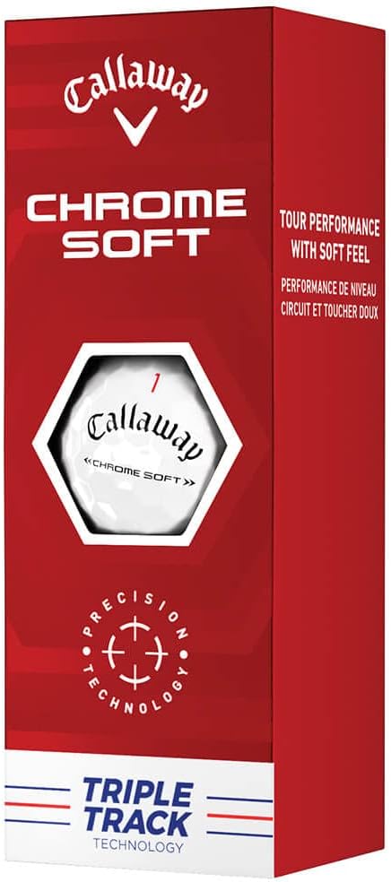 Callaway Golf 2022 Chrome Soft Golf Balls (true Track (red/blue) - Triple Track (white)