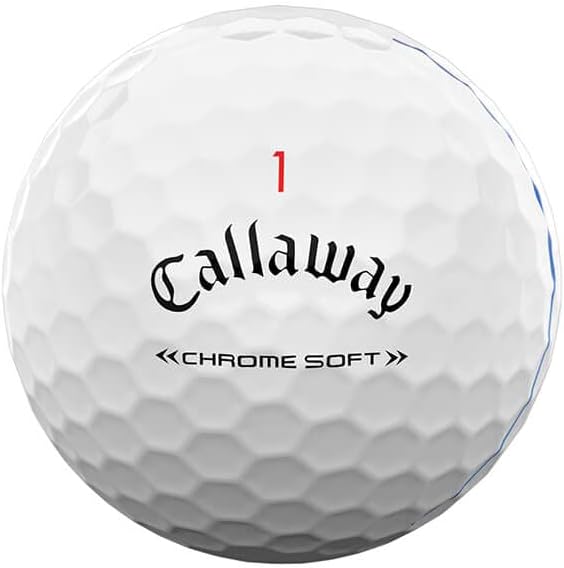 Callaway Golf 2022 Chrome Soft Golf Balls (true Track (red/blue) - Triple Track (white)