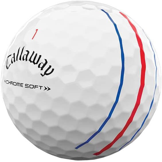 Callaway Golf 2022 Chrome Soft Golf Balls (true Track (red/blue) - Triple Track (white)