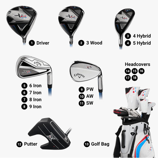 Callaway Golf 2026 Xr Complete Golf Set - Blue/red