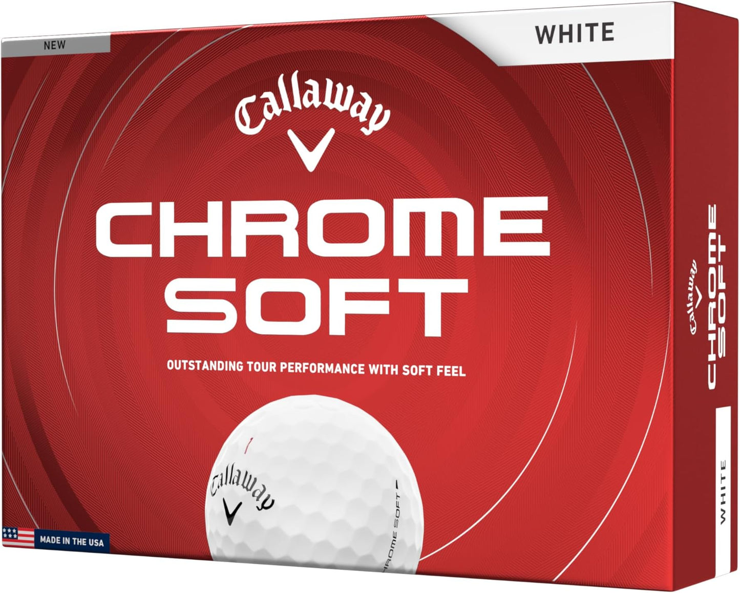 Callaway Golf Chrome Soft 2026 Golf Balls - White