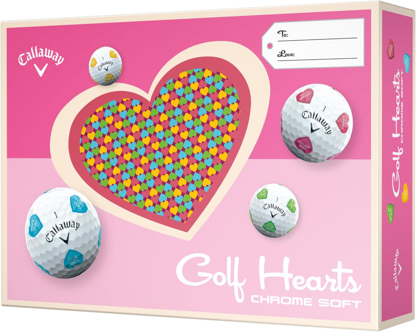 Callaway Golf Chrome Soft 2026 Golf Balls - Truvis Hearts