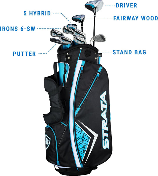 Callaway Golf Strata Complete Golf Set (men's And Women's) - 14 Piece (strata Plus)