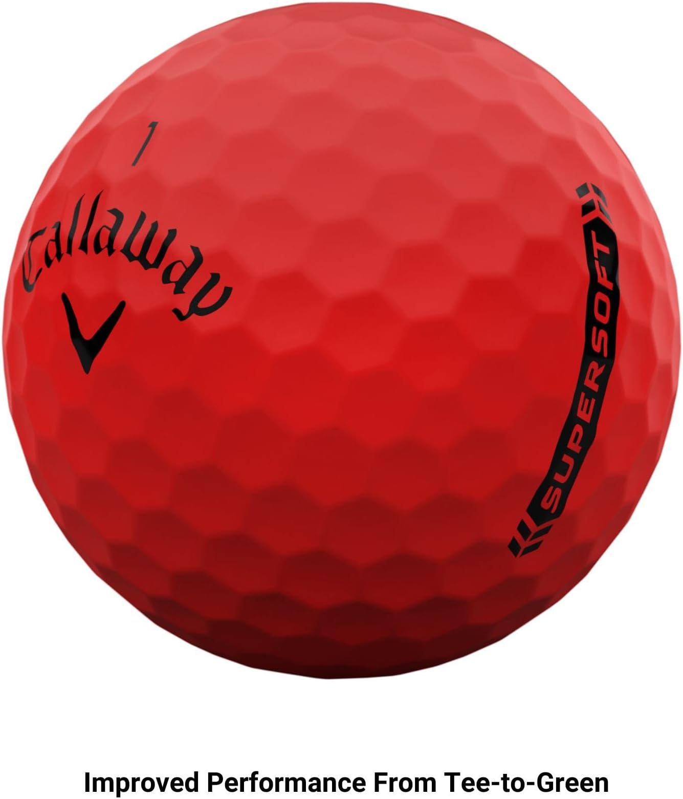 Callaway Golf Supersoft Golf Balls (2023) - Red