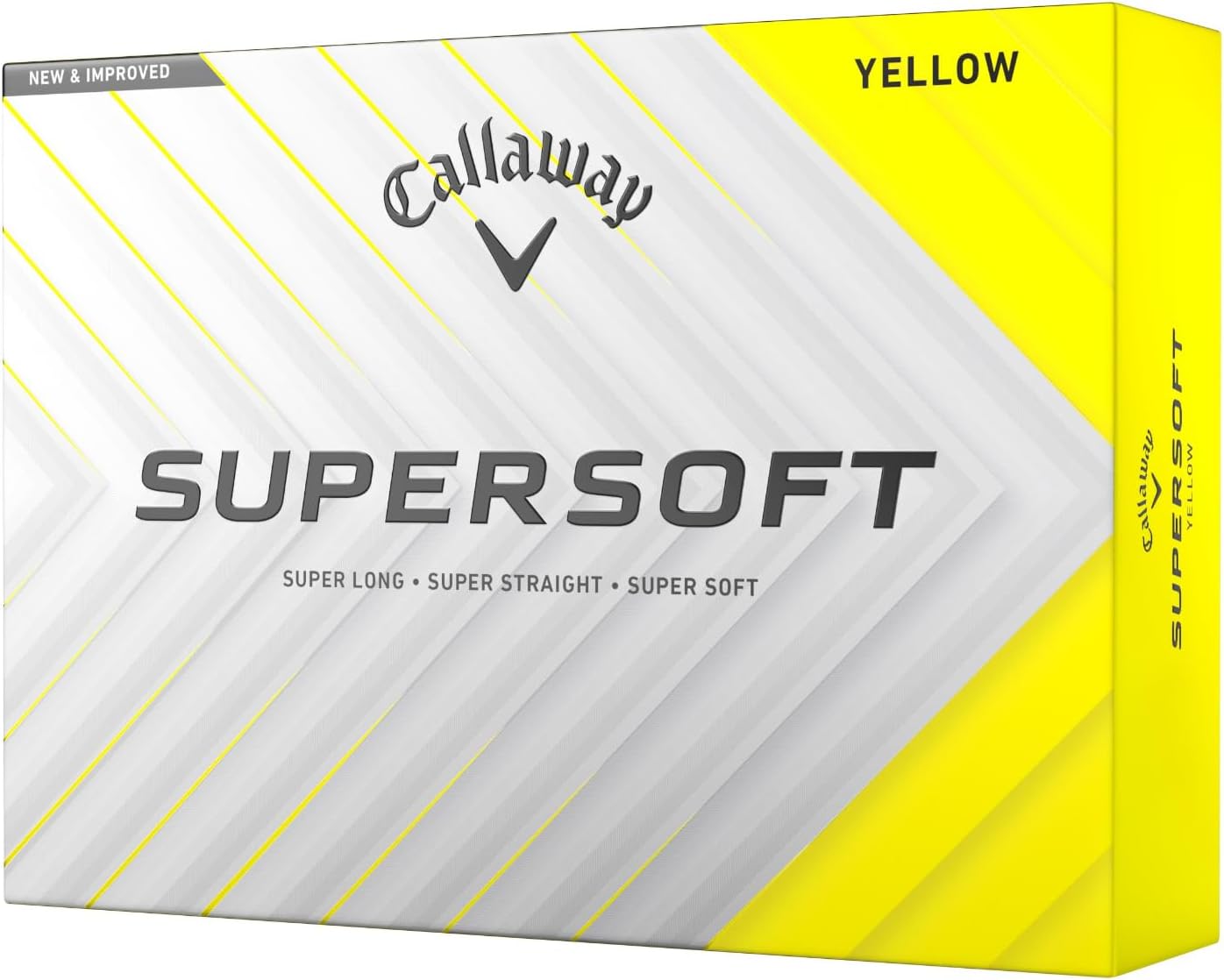 Callaway Golf Supersoft Golf Balls (2025) - Yellow