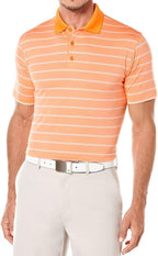 Callaway Men's Opti-Vent Short Sleeve Striped Polo - Small