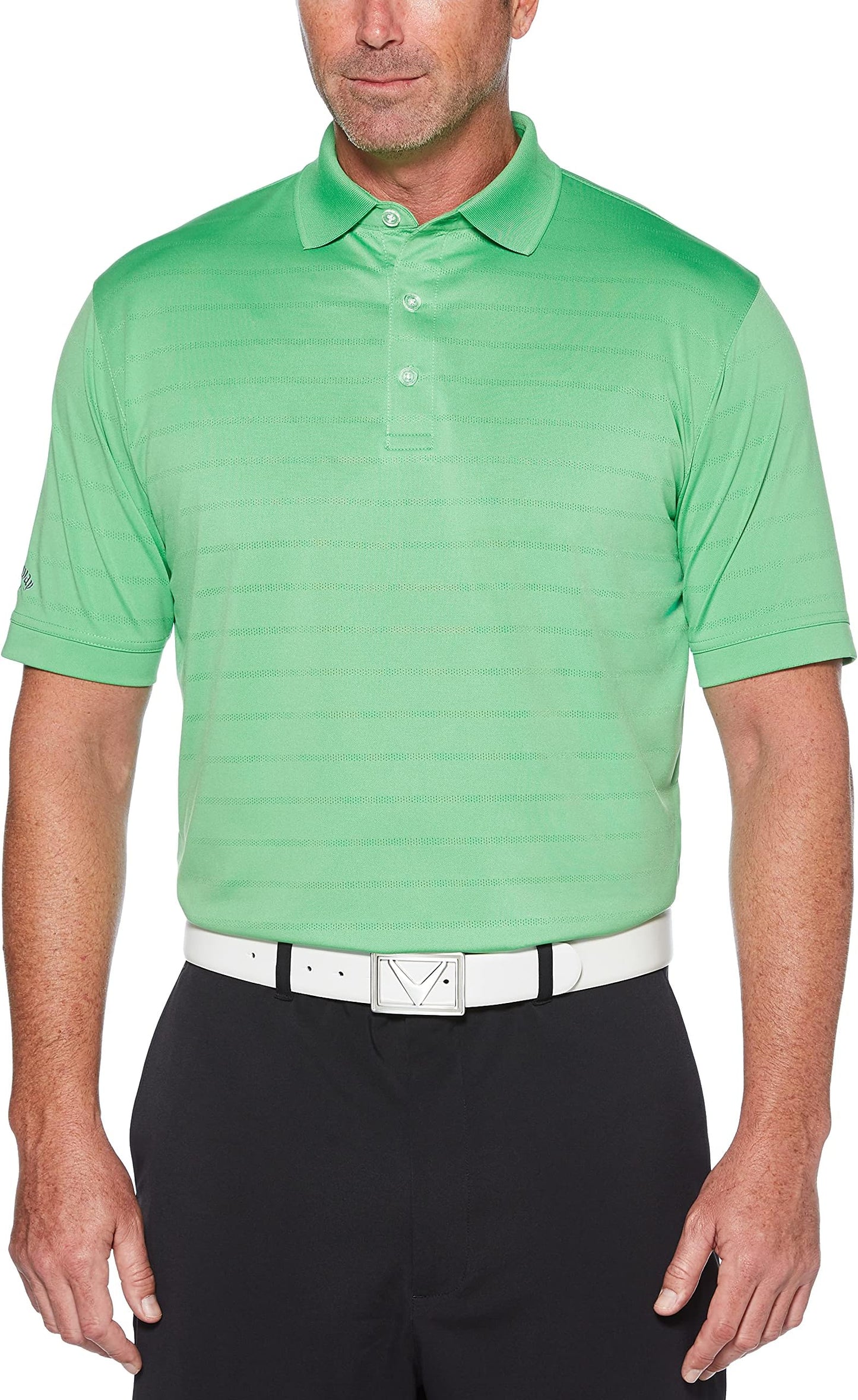Callaway Men's Short Sleeve Opti-Dri Golf Polo Shirt - Vibrant Green