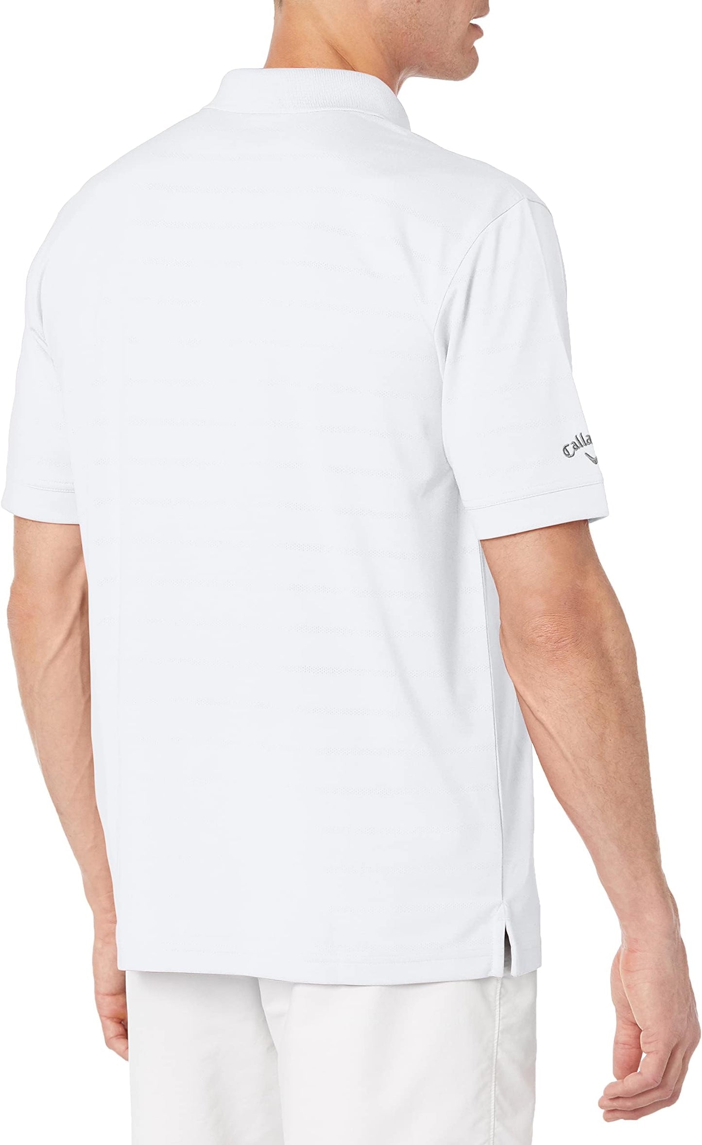 Callaway Men's Short Sleeve Opti-Dri Golf Polo Shirt - White