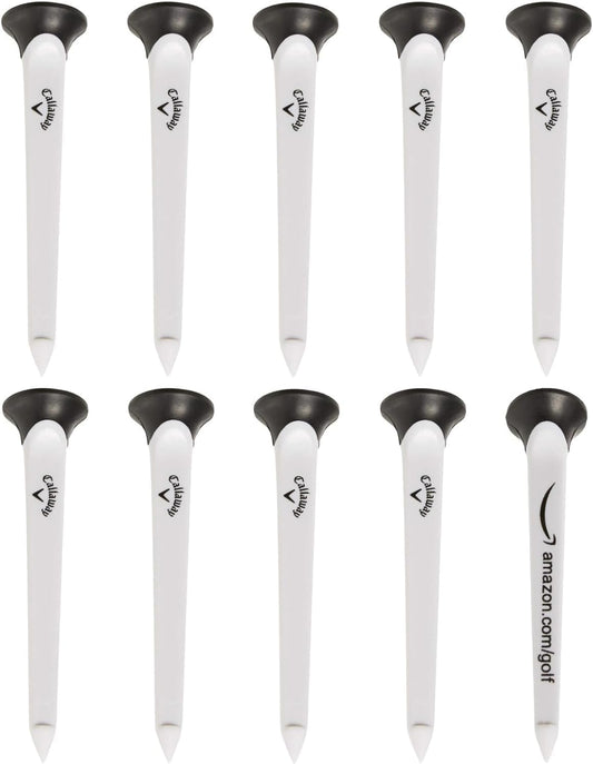 Callaway Par Tee Plastic Golf Tees - Black/white