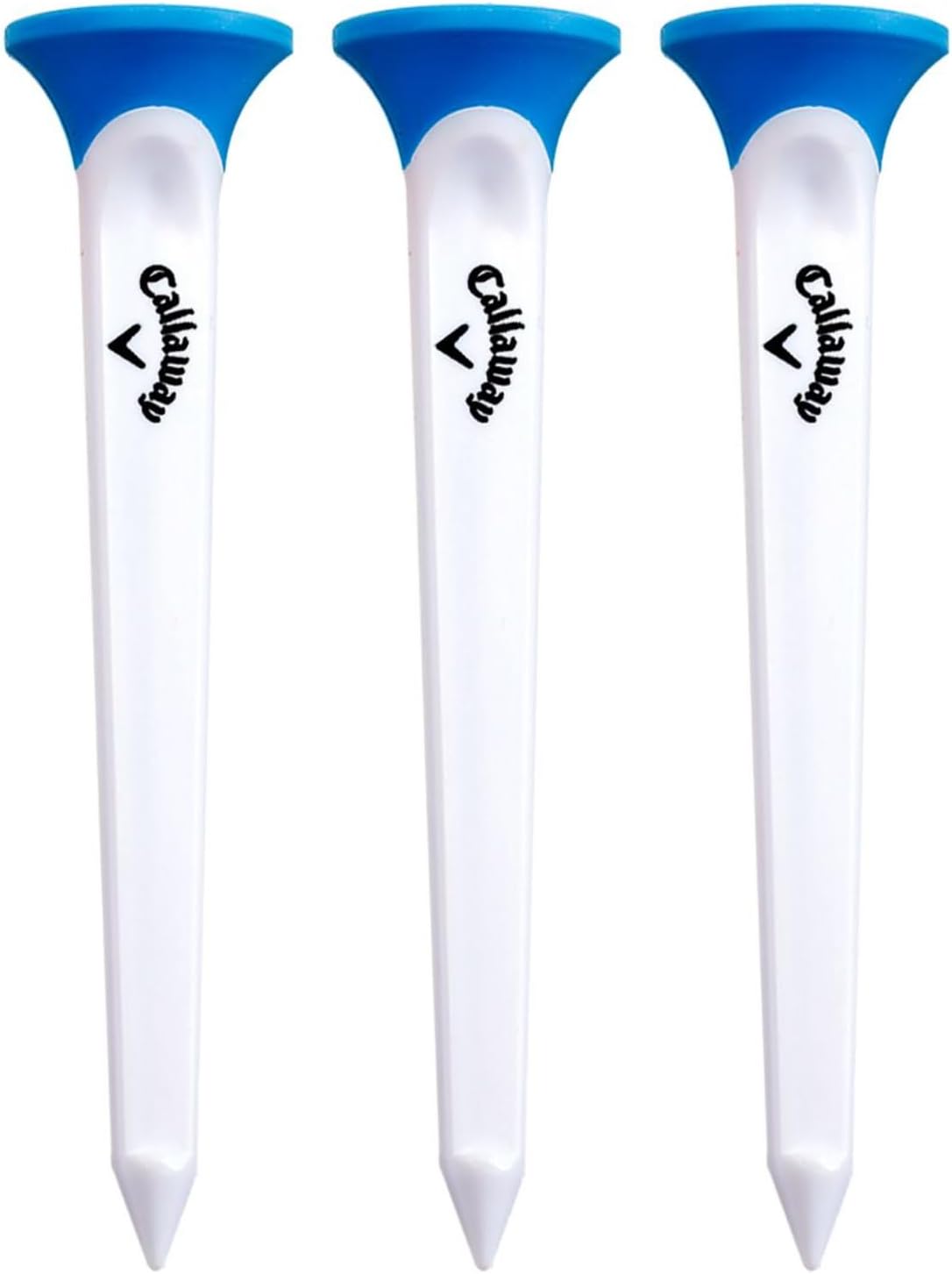Callaway Par Tee Plastic Golf Tees - Blue/white