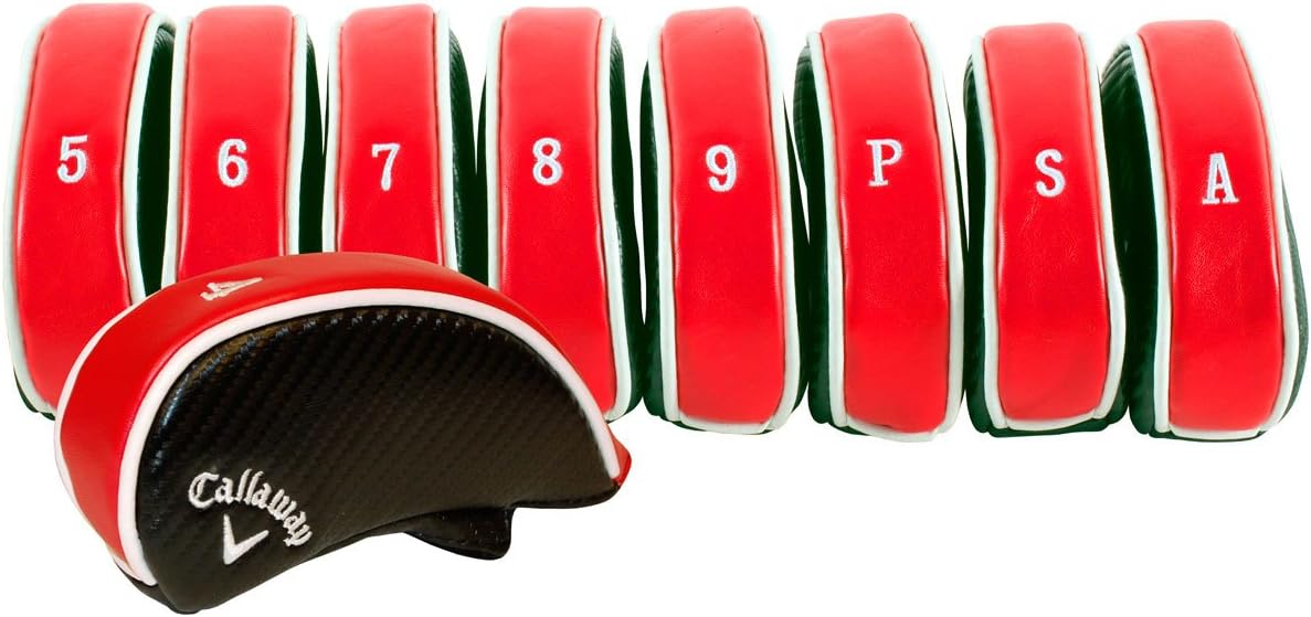 Callaway Premium Golf Iron Covers - Red-Black